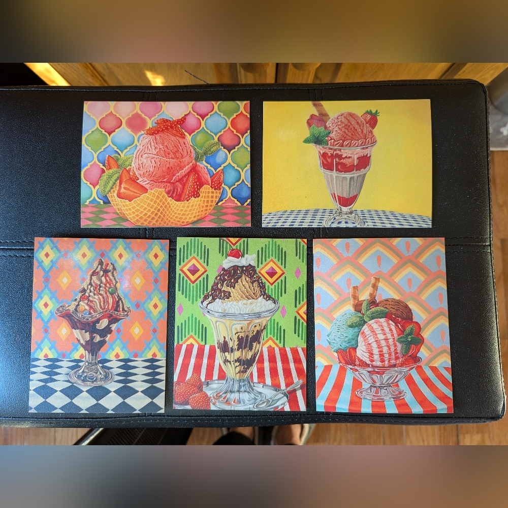Colorful Ice Cream Art Prints